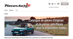 Desktop Screenshot of mespiecesauto.com